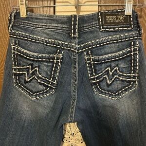 Miss Me Women's Dark Blue Boot Cut Jeans